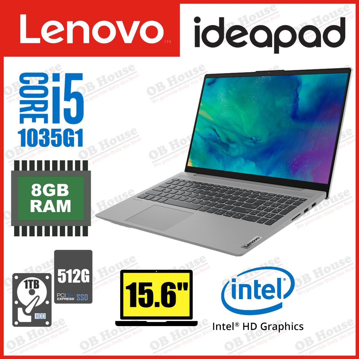 IdeaPad 5 15IIL05 i5-1035G1 8G 512GB SSD 雙硬碟 15.6吋 全高清 手提電腦 (81YK003KHH) - 高質陳列品